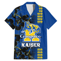 Personalised Hawaii Kaiser High School Family Matching Mermaid Dress and Hawaiian Shirt Kakau Mix Hibiscus Happy 52nd Anniversary - Wonder Print Shop