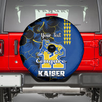 Personalised Hawaii Kaiser High School Spare Tire Cover Kakau Mix Hibiscus Happy 52nd Anniversary - Wonder Print Shop