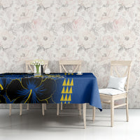 Personalised Hawaii Kaiser High School Tablecloth Kakau Mix Hibiscus Happy 52nd Anniversary - Wonder Print Shop