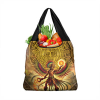 Mexico Panquetzaliztli Grocery Bag Huitzilopochtli - Aztec God of Sun and War