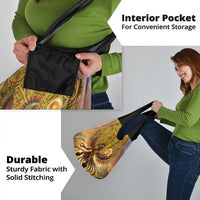 Mexico Panquetzaliztli Grocery Bag Huitzilopochtli - Aztec God of Sun and War