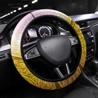 Mexico Panquetzaliztli Steering Wheel Cover Huitzilopochtli - Aztec God of Sun and War - Wonder Print Shop