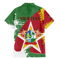 Personalized Suriname Independence Day Family Matching Mermaid Dress and Hawaiian Shirt Coat Of Arms - Flag Style - Wonder Print Shop