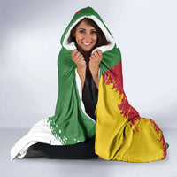 Personalized Suriname Independence Day Hooded Blanket Coat Of Arms - Flag Style