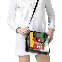 Personalized Suriname Independence Day Shoulder Handbag Coat Of Arms - Flag Style