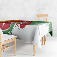 Personalized Suriname Independence Day Tablecloth Coat Of Arms - Flag Style - Wonder Print Shop