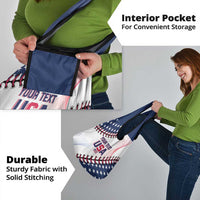 Custom Baseball 2024 USA Grocery Bag Go United States
