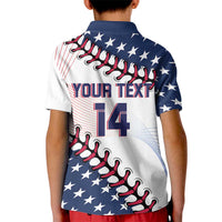 Custom Baseball 2024 USA Kid Polo Shirt Go United States - Wonder Print Shop