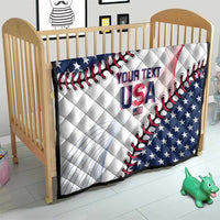 Custom Baseball 2024 USA Quilt Go United States - Wonder Print Shop