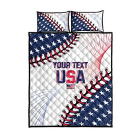 Custom Baseball 2024 USA Quilt Bed Set Go United States - Wonder Print Shop