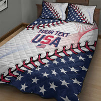 Custom Baseball 2024 USA Quilt Bed Set Go United States - Wonder Print Shop