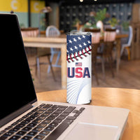 Personalized Baseball 2024 USA Skinny Tumbler Go United States - Wonder Print Shop