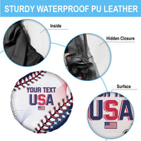 Custom Baseball 2024 USA Spare Tire Cover Go United States - Wonder Print Shop