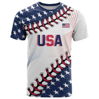 Custom Baseball 2024 USA T Shirt Go United States - Wonder Print Shop
