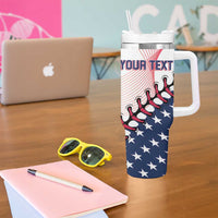 Personalized Baseball 2024 USA Tumbler With Handle Go United States - Wonder Print Shop
