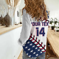 Custom Baseball 2024 USA Women Casual Shirt Go United States - Wonder Print Shop