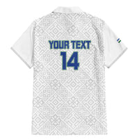 Uzbekistan Football Custom Family Matching Mermaid Dress and Hawaiian Shirt Come On White Wolves White - Wonder Print Shop