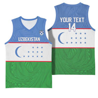Uzbekistan Football Custom Basketball Jersey Come On White Wolves Flag Style - Wonder Print Shop