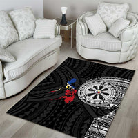 Philippines Strong Area Rug Filipino Map Polynesian Tattoo - Wonder Print Shop