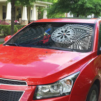 Philippines Strong Auto Sun Shade Filipino Map Polynesian Tattoo - Wonder Print Shop