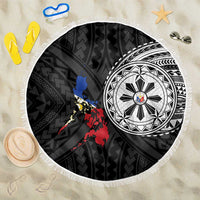 Philippines Strong Beach Blanket Filipino Map Polynesian Tattoo - Wonder Print Shop