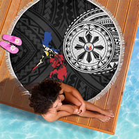 Philippines Strong Beach Blanket Filipino Map Polynesian Tattoo - Wonder Print Shop