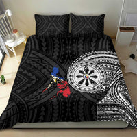 Philippines Strong Bedding Set Filipino Map Polynesian Tattoo - Wonder Print Shop