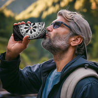 Philippines Strong 4 in 1 Can Cooler Tumbler Filipino Map Polynesian Tattoo - Wonder Print Shop