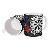 Philippines Strong Ceramic Mug Filipino Map Polynesian Tattoo - Wonder Print Shop