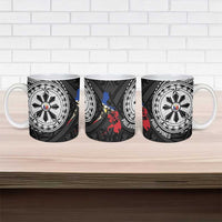 Philippines Strong Ceramic Mug Filipino Map Polynesian Tattoo - Wonder Print Shop