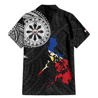 Philippines Strong Family Matching Mermaid Dress and Hawaiian Shirt Filipino Map Polynesian Tattoo - Wonder Print Shop