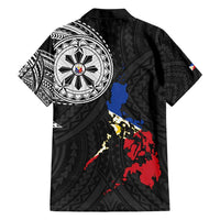 Philippines Strong Hawaiian Shirt Filipino Map Polynesian Tattoo - Wonder Print Shop