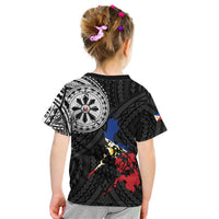 Philippines Strong Kid T Shirt Filipino Map Polynesian Tattoo - Wonder Print Shop