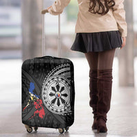 Philippines Strong Luggage Cover Filipino Map Polynesian Tattoo - Wonder Print Shop