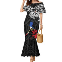 Philippines Strong Mermaid Dress Filipino Map Polynesian Tattoo - Wonder Print Shop