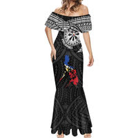 Philippines Strong Mermaid Dress Filipino Map Polynesian Tattoo - Wonder Print Shop