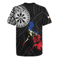 Philippines Strong Rugby Jersey Filipino Map Polynesian Tattoo - Wonder Print Shop