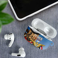 Personalised Yemen Independence Day AirPods Case Awwam Temple With Coat Of Arms Proud - Wonder Print Shop