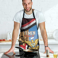 Personalised Yemen Independence Day Apron Awwam Temple With Coat Of Arms Proud - Wonder Print Shop