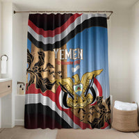 Personalised Yemen Independence Day Bathroom Set Awwam Temple With Coat Of Arms Proud - Wonder Print Shop