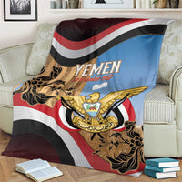 Personalised Yemen Independence Day Blanket Awwam Temple With Coat Of Arms Proud - Wonder Print Shop