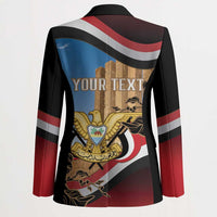 Personalised Yemen Independence Day Blazer Awwam Temple With Coat Of Arms Proud - Wonder Print Shop