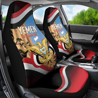 Personalised Yemen Independence Day Car Seat Cover Awwam Temple With Coat Of Arms Proud - Wonder Print Shop