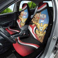 Personalised Yemen Independence Day Car Seat Cover Awwam Temple With Coat Of Arms Proud - Wonder Print Shop