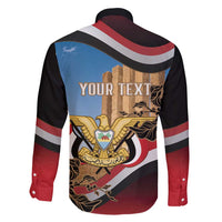 Personalised Yemen Independence Day Family Matching Off Shoulder Maxi Dress and Hawaiian Shirt Awwam Temple With Coat Of Arms Proud - Wonder Print Shop