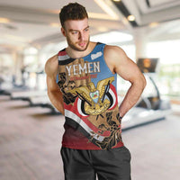 Personalised Yemen Independence Day Men Tank Top Awwam Temple With Coat Of Arms Proud - Wonder Print Shop