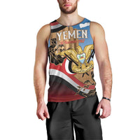Personalised Yemen Independence Day Men Tank Top Awwam Temple With Coat Of Arms Proud - Wonder Print Shop
