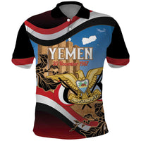 Personalised Yemen Independence Day Polo Shirt Awwam Temple With Coat Of Arms Proud - Wonder Print Shop