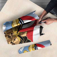 Personalised Yemen Independence Day Umbrella Awwam Temple With Coat Of Arms Proud - Wonder Print Shop