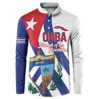 Cuba Liberation Day Button Sweatshirt Triumph Of The Revolution - Wonder Print Shop